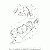 Схема узла: Фара Yamaha XV1600 Midnight Star