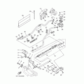 Схема вузла: Задній гальмівний циліндр Yamaha XV1900 Midnight Star