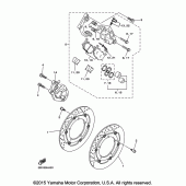 Схема узла: Передний тормоз Yamaha FZ6 FZ6R