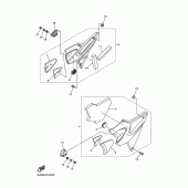 Схема вузла: Бічна кришка Yamaha XJR1300