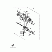 Схема вузла: Впускна система 2 Yamaha XP500 T-MAX