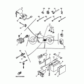 Схема узла: Электрооборудование 1 Yamaha XVS650 Drag Star Silverado