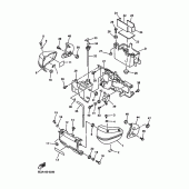 Схема вузла: Бічна кришка Yamaha XVZ1300 Royal Star Tour Classic