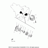 Схема узла: Масляный насос Yamaha YZF600R Thundercat