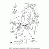 Схема вузла: Електроустаткування (2) Yamaha FZ1 FZ1