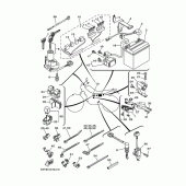 Схема вузла: Електроустаткування 1 Yamaha XG250 TRICKER