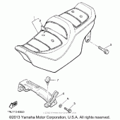 Схема узла: Сиденье Yamaha XVZ1300 Venture Royale