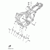 Схема узла: Рама Yamaha XJ900 Diversion