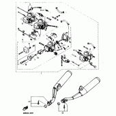 Схема узла: Опция (ENGINE) Yamaha XJ600 Diversion (Naked)