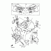 Схема узла: Топливный бак Yamaha XT600 XT600