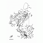 Схема вузла: Вітрове скло Yamaha YP250 X-MAX
