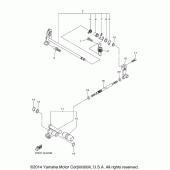 Схема вузла: Вал перемикання Yamaha XVS1300 Stryker