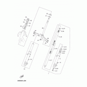 Схема узла: Рулевой механизм Yamaha YP250 X-MAX