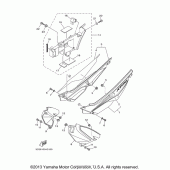 Схема узла: Боковая крышка Yamaha XT250 XT250