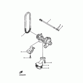 Схема вузла: Масляний насос Yamaha YZF-R1 R1S