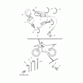 Схема вузла: Електроустаткування 1 Yamaha TTR125 TT-R125