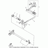 Схема вузла: Вал перемикання Yamaha YZF600R Thundercat