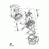 Схема вузла: Циліндр Yamaha WR450F