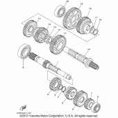 Схема вузла: Трансмісія Yamaha XVS650 V-Star Classic