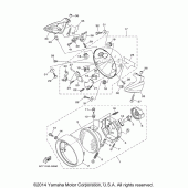 Схема вузла: Фара Yamaha XV1900 Raider