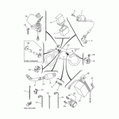 Схема вузла: Електроустаткування 1 Yamaha TTR125 TT-R125