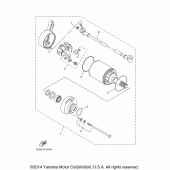 Схема вузла: Електричний стартер Yamaha TTR230 TT-R230