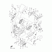 Схема вузла: Облицювальні елементи Yamaha FZ8 FZ8 FAZER