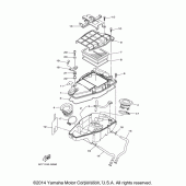 Схема вузла: Впускна система (2) Yamaha XV1900 Raider
