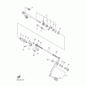 Схема вузла: Вал перемикання Yamaha XJ6 Diversion F (ABS)