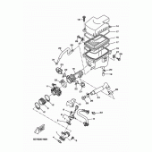 Схема вузла: Впускна система Yamaha MT125 MT-125 (ABS)