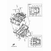 Схема вузла: Картер двигуна Yamaha MTN320 MT-03
