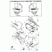 Схема узла: Motorverkleindung 1 Yamaha XT600 XT600