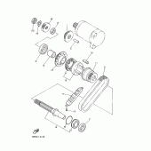 Схема узла: Привод стартера Yamaha XJ600 Diversion (S-TYPE)