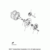 Схема узла: Привод стартера Yamaha XV250 V-Star