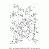Схема вузла: Рама Yamaha XV1900 Raider