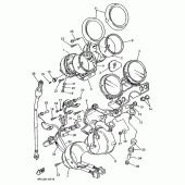 Схема вузла: Панель приладів Yamaha XJR1300