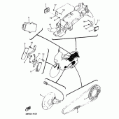 Схема вузла: Опція (ШАСІ) Yamaha XJ600 Diversion (S-TYPE)