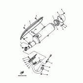 Схема вузла: Вихлопна система Yamaha YP250 Majesty