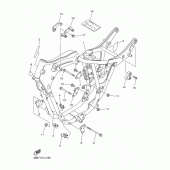 Схема вузла: Рама Yamaha XV250 V-Star