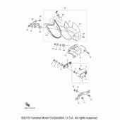 Схема узла: Задний фонарь (Стоп-сигнал) Yamaha XVS950 V-Star Tourer