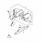 Схема вузла: Задній ліхтар Yamaha XV1100 Virago Special