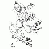 Схема узла: Фара Yamaha XTZ660 Tenere