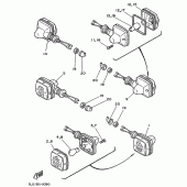 Схема узла: Поворотники Yamaha XTZ750 Super Tenere