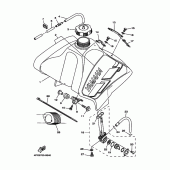 Схема вузла: Паливний бак Yamaha TT-R250 TT-R250