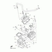 Схема вузла: Циліндр Yamaha WR250 WR250F