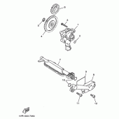 Схема вузла: Масляний насос (MARIN GEAR) Yamaha XVS650 Drag Star Classic