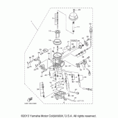 Схема вузла: Карбюратор Yamaha XV1700 Road Star Midnight
