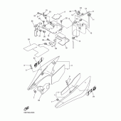 Схема вузла: Бічна кришка Yamaha FZ6 FZ6 (Naked)