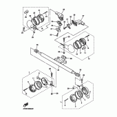 Схема узла: Поворотники Yamaha XVZ1300 Royal Star Venture