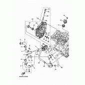 Схема вузла: Водяний насос Yamaha MT07/MTT690 MT-07